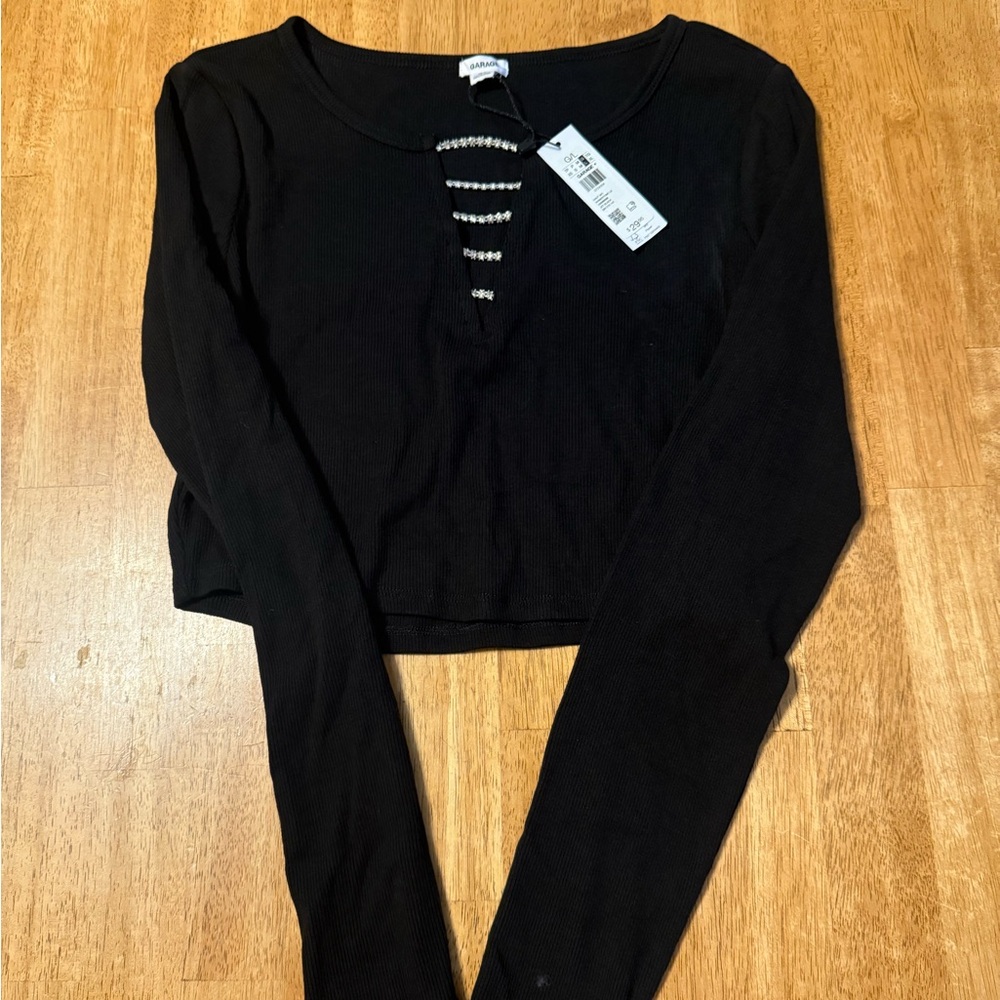 Garage Crop Top with Tag